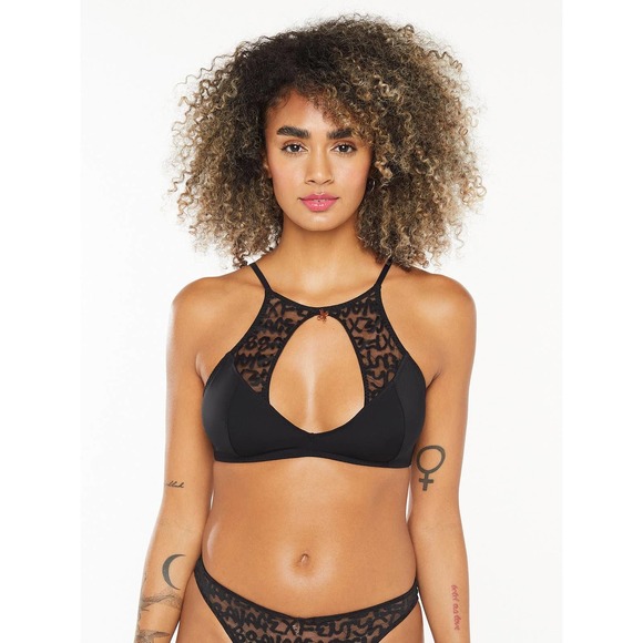 🚨Savage X Fenty NEW Size Medium Tagged by Savage High Neck Bralette Rihanna - Picture 1 of 8